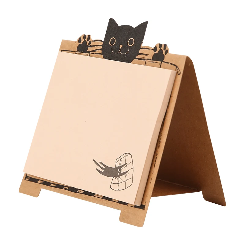 M&G YS-325 40-Page Self-Adhesive Memo Pad Cute Cat Style DIY Notes Bookmark School Office Stationery Kawaii Notepad Diary