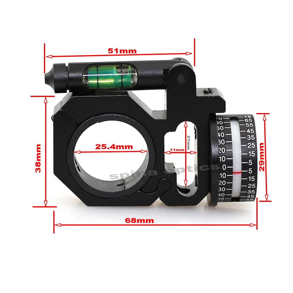 Tactical Scope Mounts Angle indicator Bubble Level Fit 25.4mm/30mm Rings Hunting Accessories For Optical Sight power saving super long two way remote engine start motorcycle security alarm system with 2 lcd status indicator transmitters