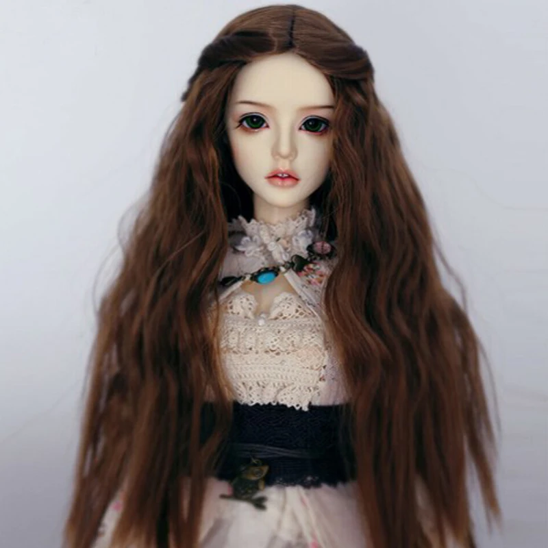 New Arrival 1/3 1/4 1/6 1/8 Bjd SD Doll Wig High Temperature Wire Long Wavy For BJD Super Hair Wig