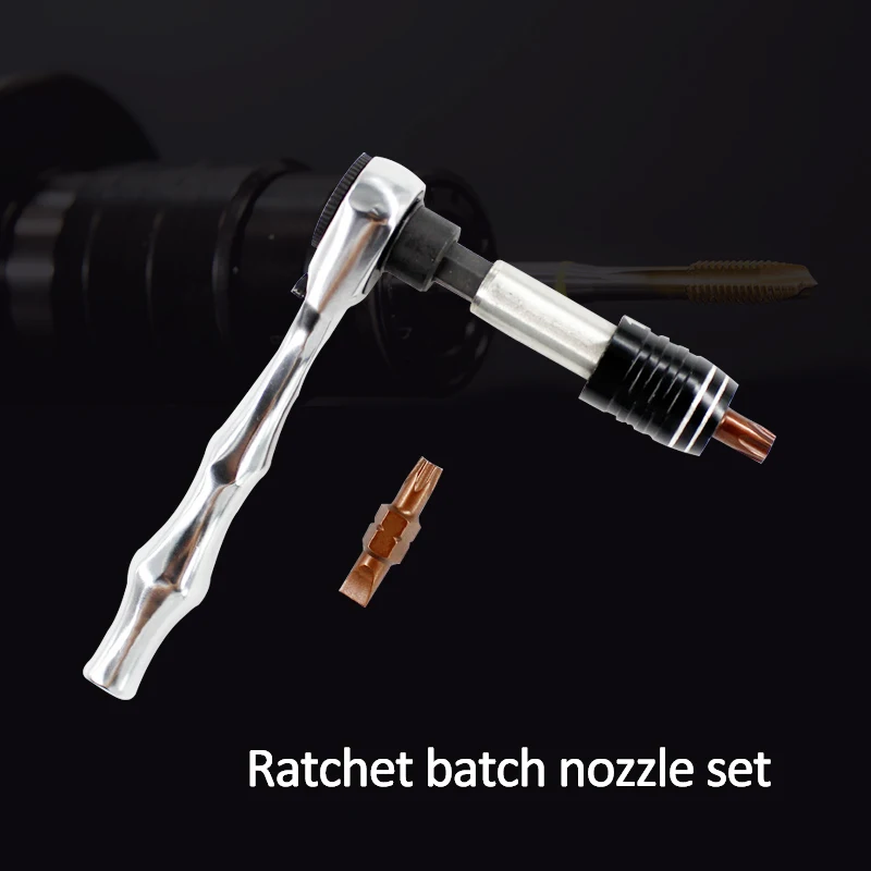 12 in 1 Mini Portable 1/4 inch Ratchet Socket Wrench & Double Headed Screwdriver Bits Set Hand Repair To Hand Tool