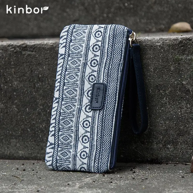 KINBOR Bohemian Style Creative Pencil Bag High-capacity Student Pencil Case 1PCS