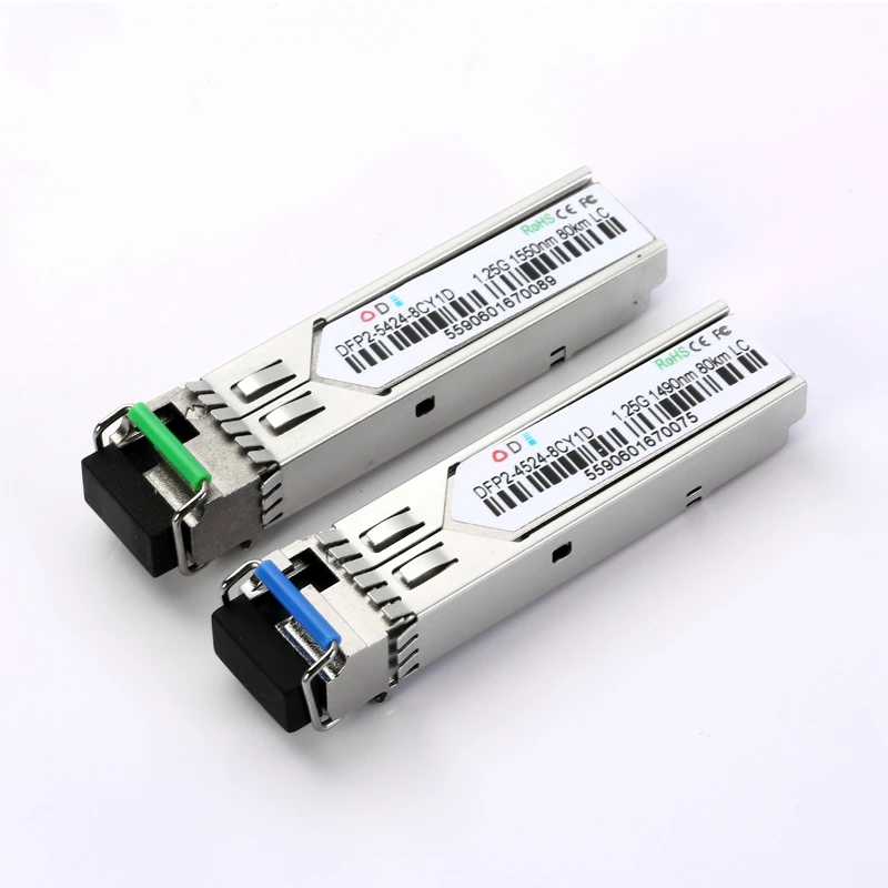 

Одномодовый одноволоконный SFP 1,25G BIDI 1550 нм 80 км