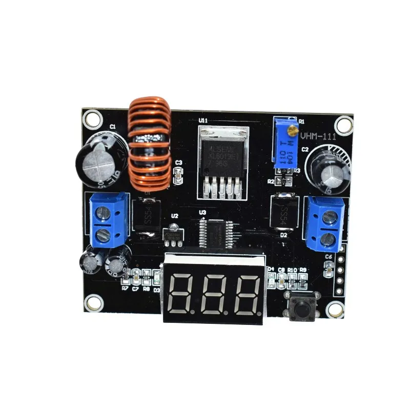 VHM-111 Digital Step Up Power Supply Module Boost 5A DC-DC 3V-35V to 5V-45V Voltage Regulator Digital Boost Module