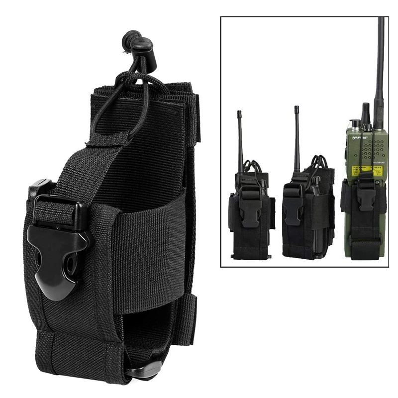 

Tactical Molle Radio Holder Pouch Walkie Talkie Holster Nylon Waist Pack Belt Magazine Mag Pouch Pocket Pocket Hunting