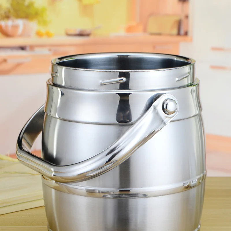 1.6L/2.4L Double-layer Vacuum Lunch Box Picnic Stainless Steel Food Heat Preservation Pot