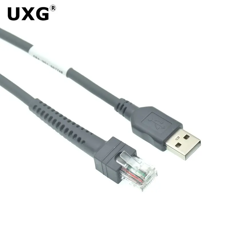 LS2208 Scan gun data cable usb RJ48 RJ50 interface scanning device cable suitable for Zebra Xunbao Motorola Honeywell Delijie