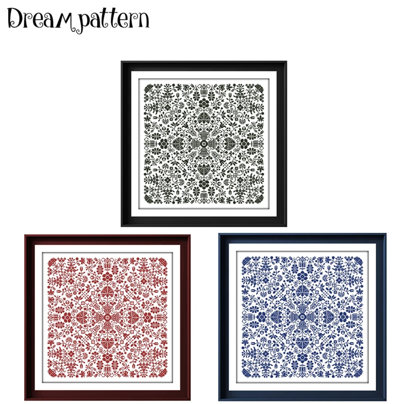 

Наборы для вышивки крестом с цветочным рисунком, простой узор, 18 карат, 14 карат, 11 карат, белая ткань, хлопковая нить, набор для вышивания «сделай сам» для начинающих