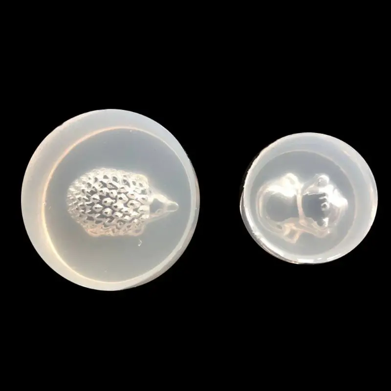 

Mini Hedgehog Dog Pendant DIY Silicone Molds Resin Casting Jewelry Making Tools Epoxy Resin