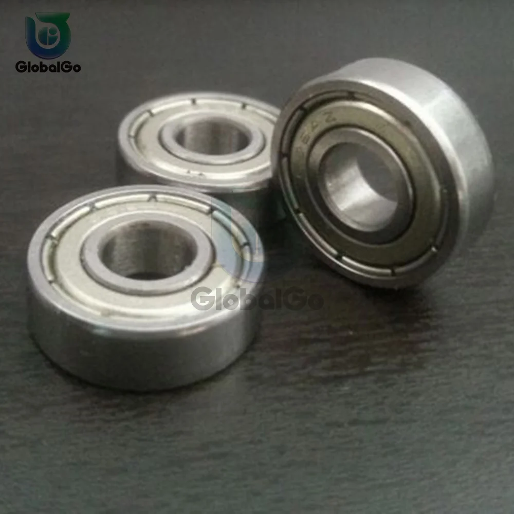 10 Buah MR85ZZ 5*8*2.5 (Mm) Bantalan ABEC-5 Disegel Logam Miniatur Mini Bantalan MR85 MR85ZZ Bantalan Baja Krom