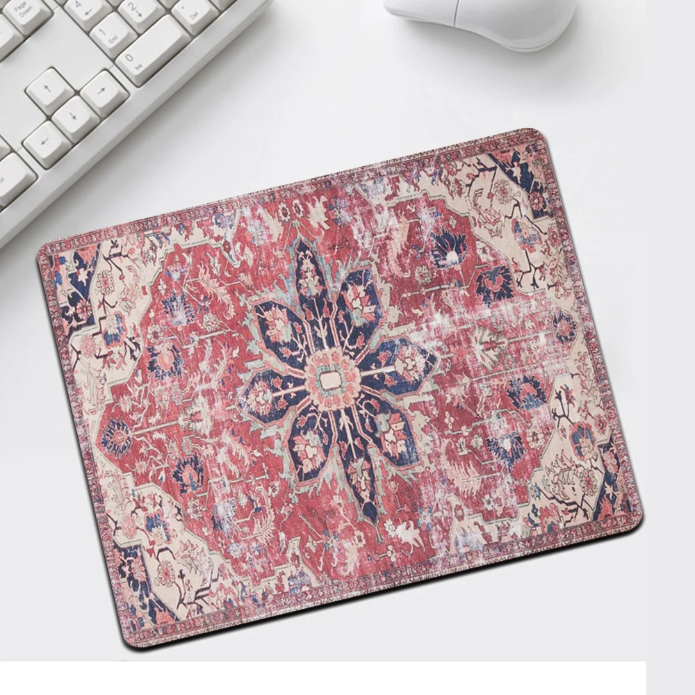 MRGLZY Desain Karpet Persia Cantik Alas Mouse Pemain Game Unik Alas Mouse Pad Meja Istirahat Keyboard Paling Laris Alas Mouse