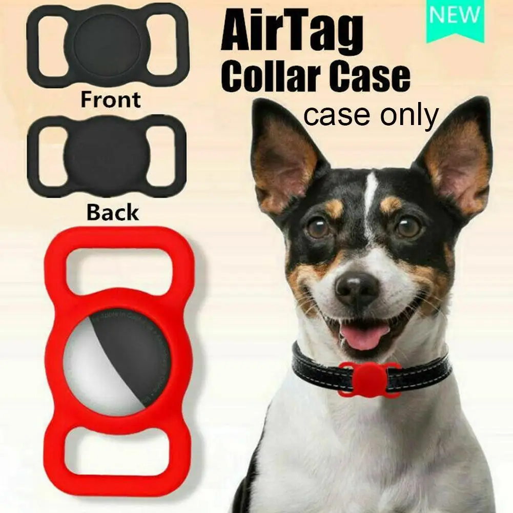 Pet Silicone Protective Case GPS Finder Dog Cat Collar Loop for Apple Airtags for Apple Locator Tracker Anti-lost Device