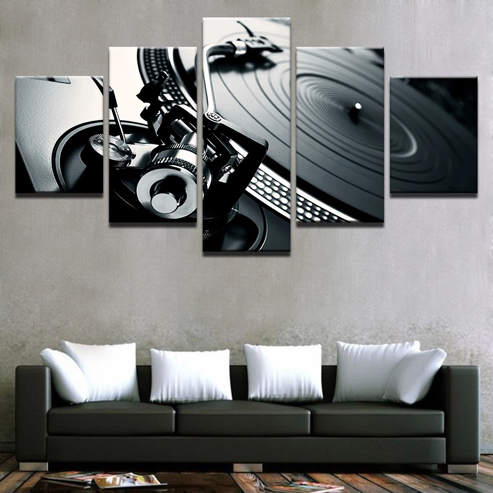 قماش صور المنزل جدار الفن إطار - مراجعة Picture Of Musical Instrument وسعره