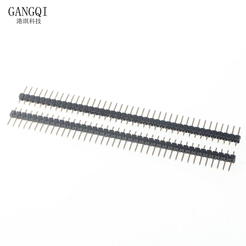 10Pcs 2.54mm Single Row Male 1~40P PCB Board Pin Header Connector Strip Pinheader 2/3/4/5/6/8/10/12/20/40Pin For Arduino