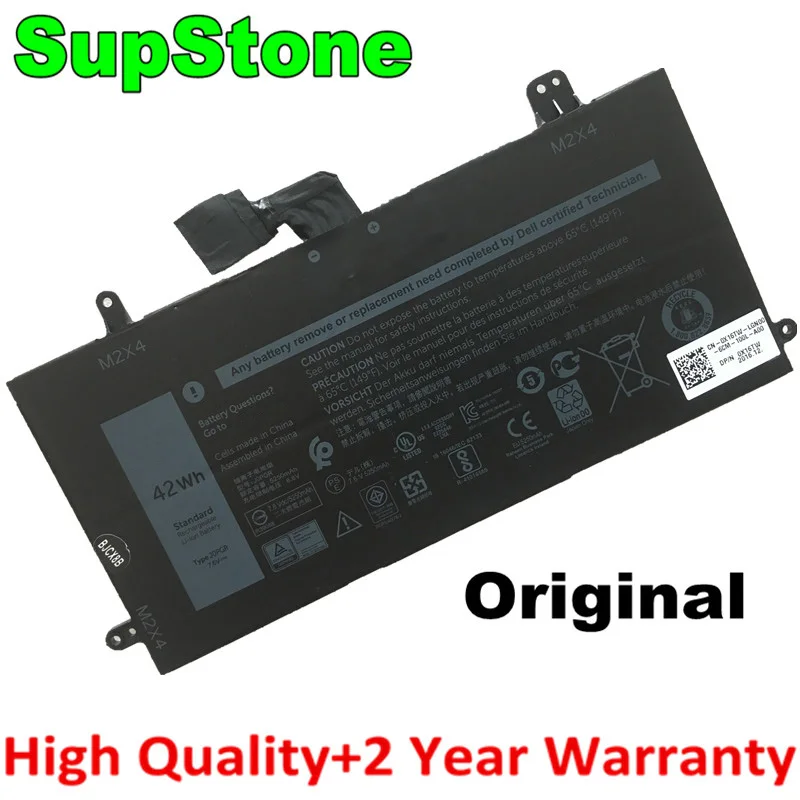 Bateria do Portátil de Supstone J0pgr para Dell Latitude 5285 5290 2-em1 T17g 1wnd8 Jopgr X16tw T17g001 T17g002