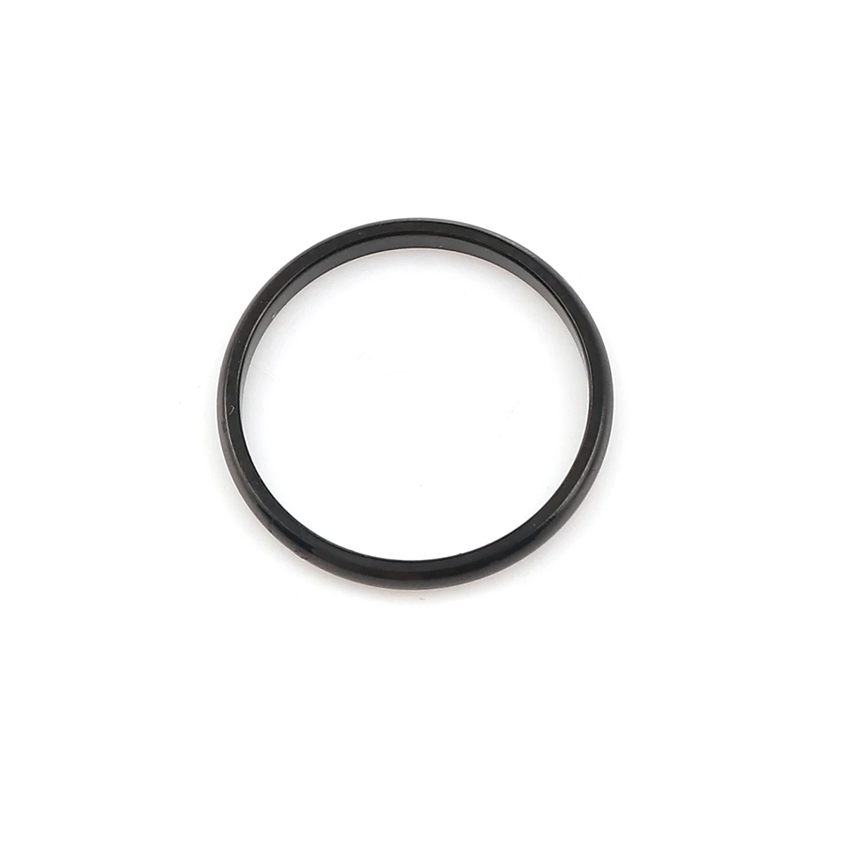 New 5 PCs 316 Stainless Steel Men's Rings Black Round Shape Tiny Rings For Men Fashion Jewelry Accessories Gifts Free Shipping,