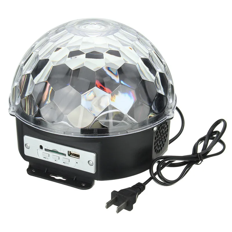 1 قطعة 6 ألوان 25 واط كريستال ماجيك الكرة Led مصباح منصة ضوء ضوء ليزر للديسكو مصابيح حفلات الصوت التحكم عن بعد دروبشيب
