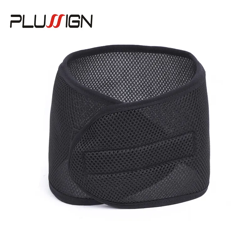 Thick Mesh Wrap With Velcro Closure Adjustable Cool Mesh Fabric Wide Headband For Wigs Big Hole Edge Band For Hair Extension 1pc