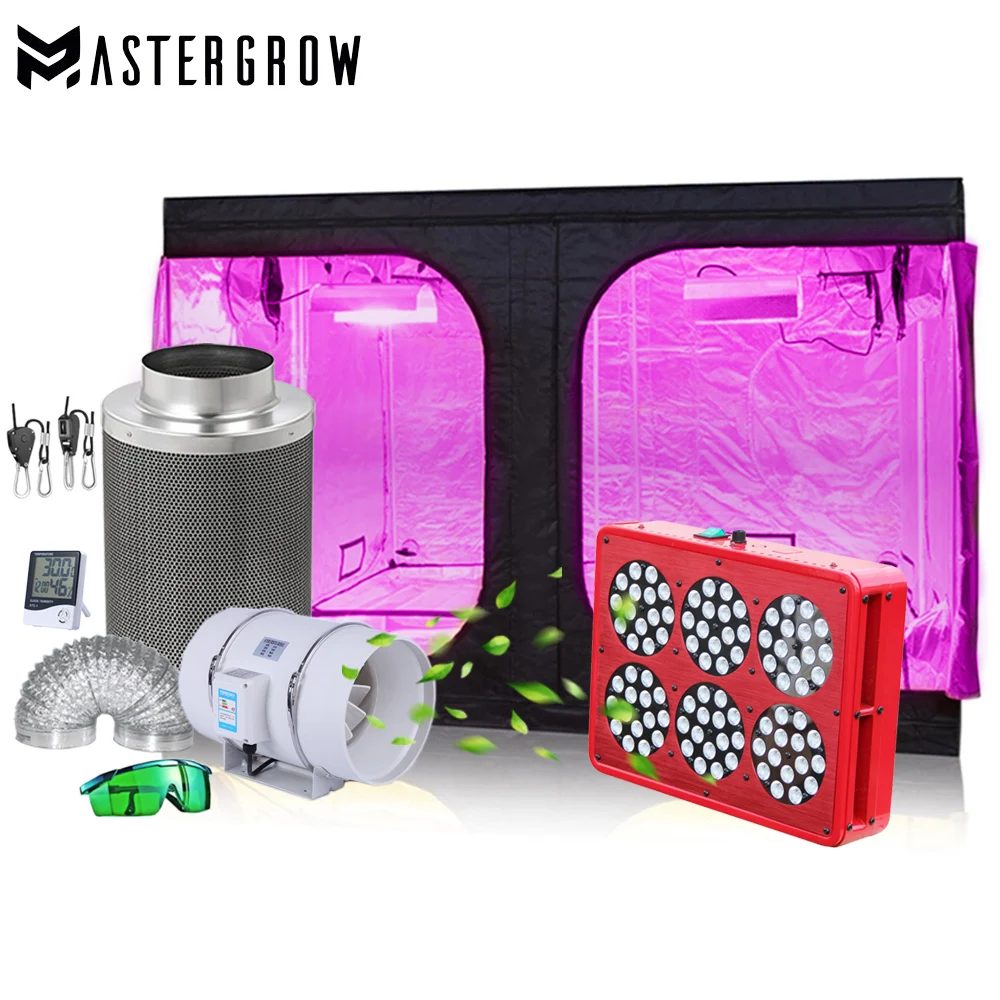 

Plant Tent Set 300-900W Apollo 4-12 Light Full Spectrum Planting System Multiple Size Hydroponics Indoor Greenhouse Grow Box kit