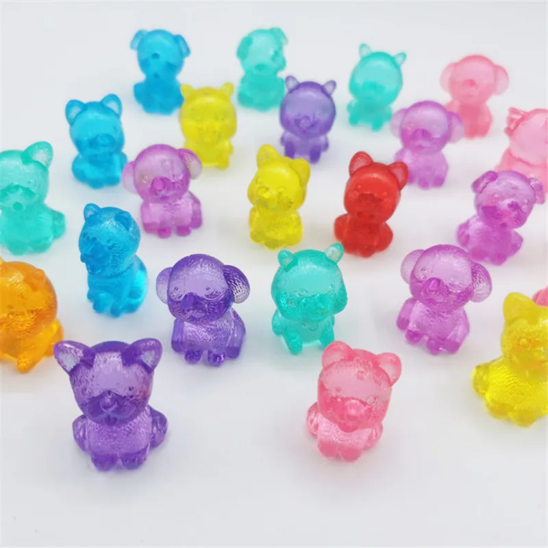 10 Pieces 30*34mm Acrylic Mix Colorful Animal Dog Shape Game Pieces For Board Games Accessories