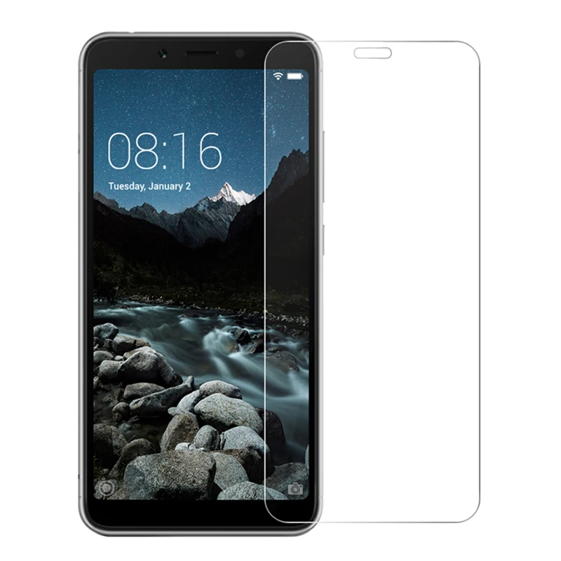 2 قطعة/الوحدة الزجاج المقسى ل شاومي Redmi 6A حامي الشاشة ل شاومي Redmi 6A 5.45 "انفجار برهان فيلم واقية