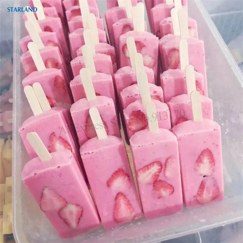 Năm 400 Trong 1 Bộ Pop Gậy Gỗ Bạch Dương Popsicle Que Làm Kem Thủ Công DIY Thanh Gỗ Phụ Kiện Chiều Dài 11.4Cm 8 Nhiều 50 Cái/lốc