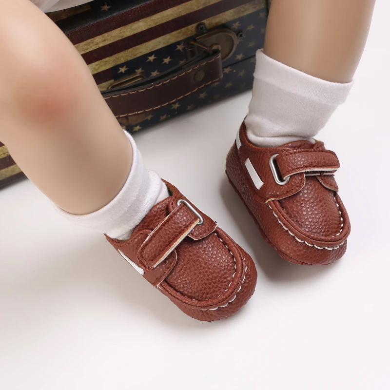 VALAN SINA Fashion Walking Baby Shoes Boy Formal Gentleman Newborn Soft Sole Infant Kids Walker Sneaker Baptism Shoes