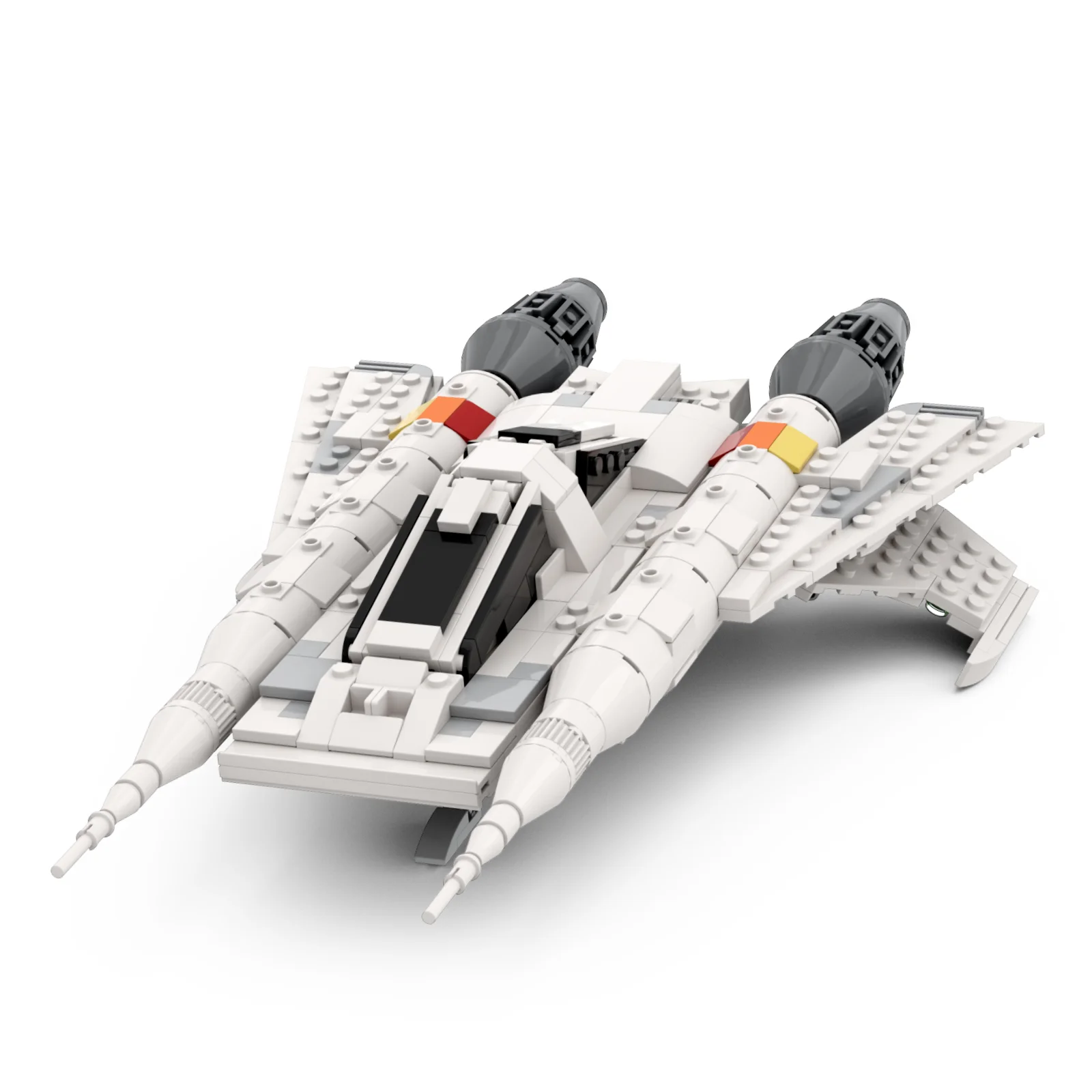 ISSD Mini Assault Ship Light Cruiser 6211 Modified Interceptor Wing Rebellion Space Fighter Building Blocks Toys