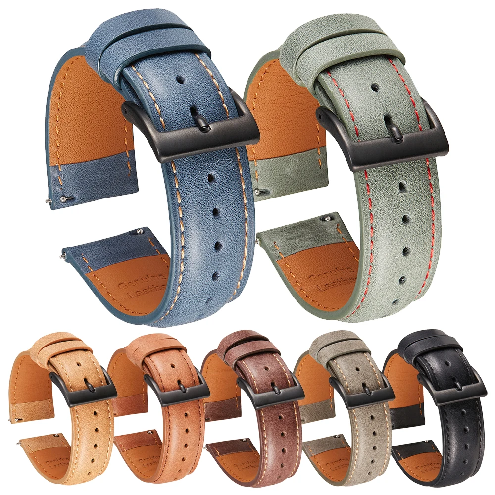 Leather Strap For Huawei Watch 3 Pro Band Wristband GT2 GT 2 46mm 42mm Bracelet For HONOR MagicWatch 2/ES Watchband Accessories