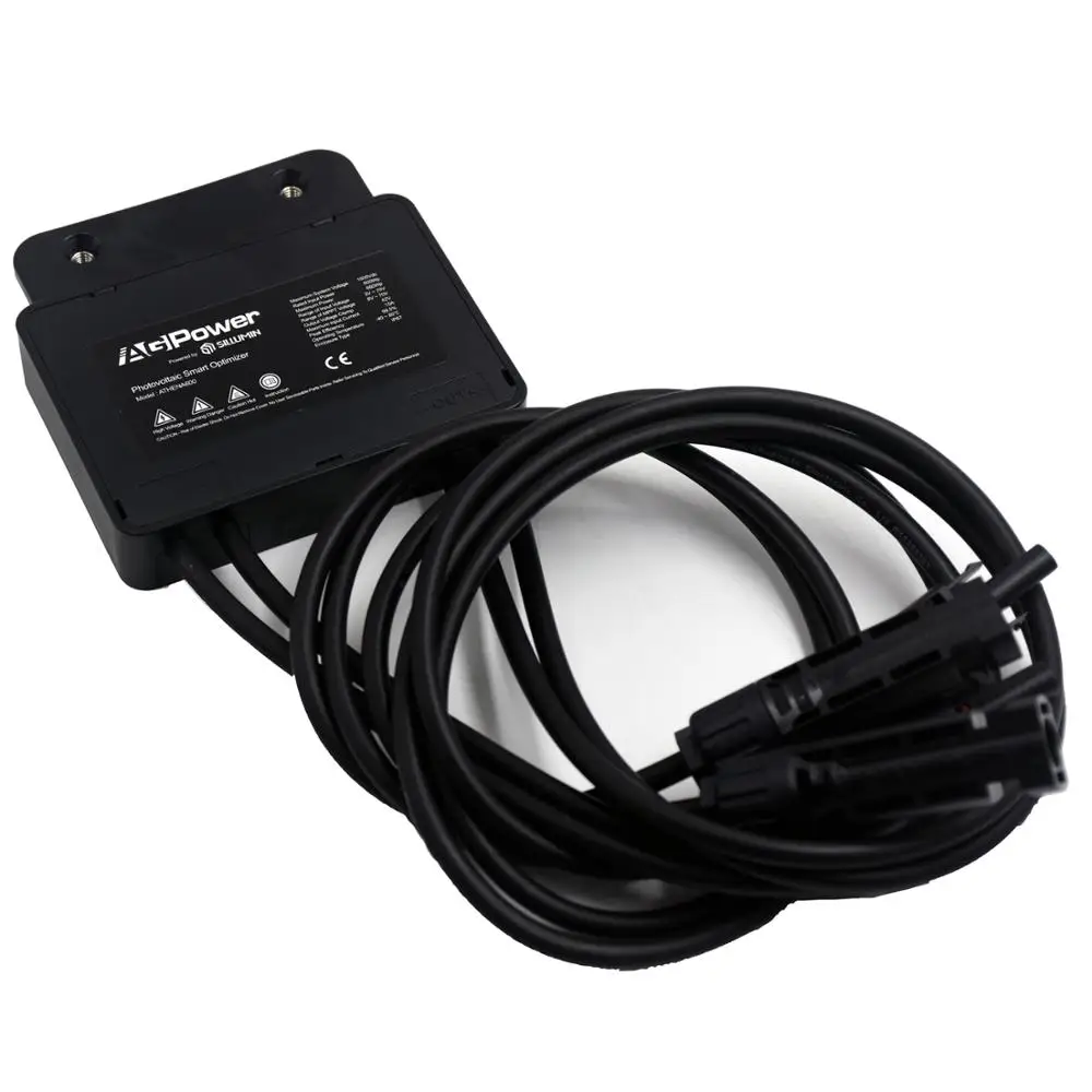 600W 3V-70V Input External Optimizer Athena600 For Solar Panel System Optimazation Voltage-Limiting Anti-Hotspot, IP65