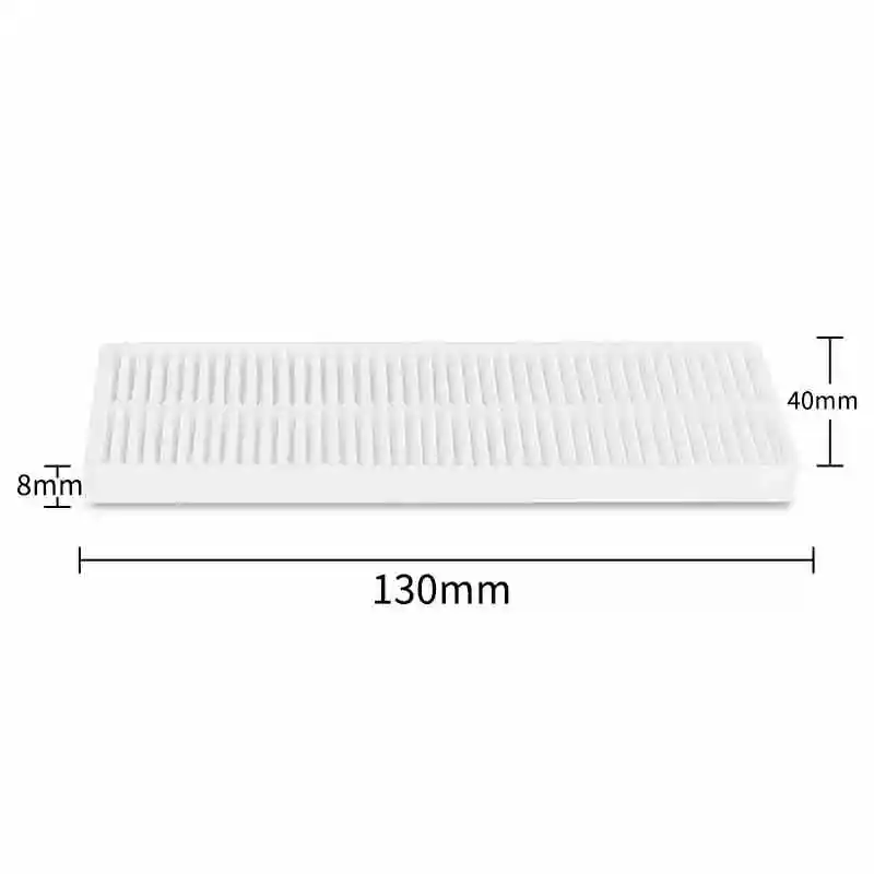 130 مللي متر * 40 مللي متر * 8 مللي متر جهاز آلي لتنظيف الأتربة HEPA تصفية الروبوتية مكنسة كهربائية إكسسوارات قطع غيار تصفية استبدال