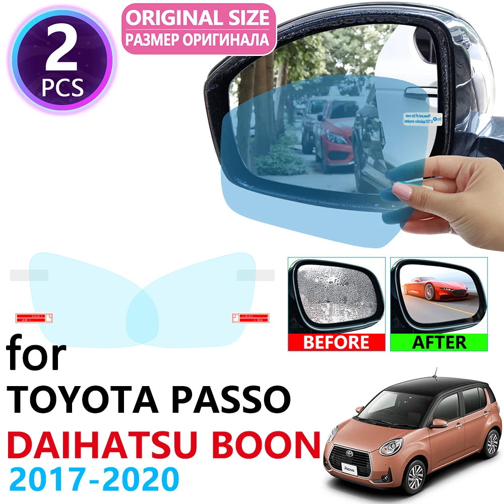 

for Toyota Passo X Moda Daihatsu Boon M700 2017 2018 2019 2020 Full Cover Rearview Mirror Rainproof Anti Fog Film Accessories