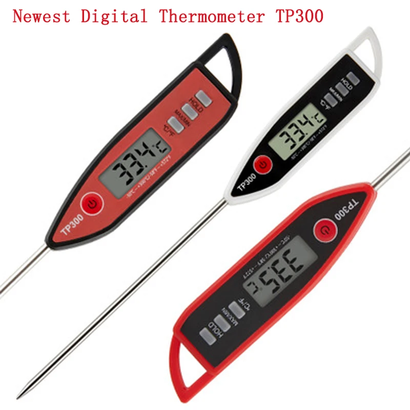 New Digital Meat Thermometer TP300 for Food Cooking Barbecue Candy Oven Milk Grill Temperature Gauge BBQ Kitchen Tools