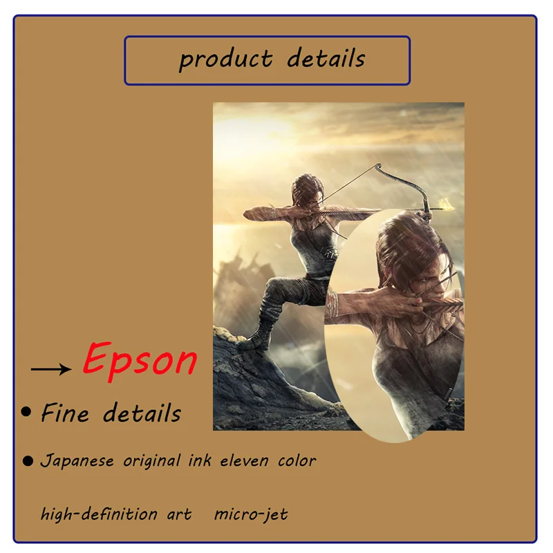 تومب رايدر الحديثة الفيلم المشارك طباعة قماش اللوحة للمنزل اكسسوارات الديكور غرفة الفن ملصقات الحائط صورة