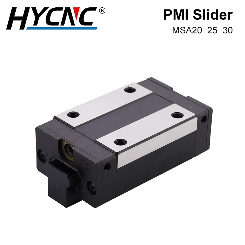 PMI Linear Guide Slider Bracket MSB15S MSB15SSSFC Linear Motion Bearing Square Slide For CO2 Laser Engraving And Cutting Machine