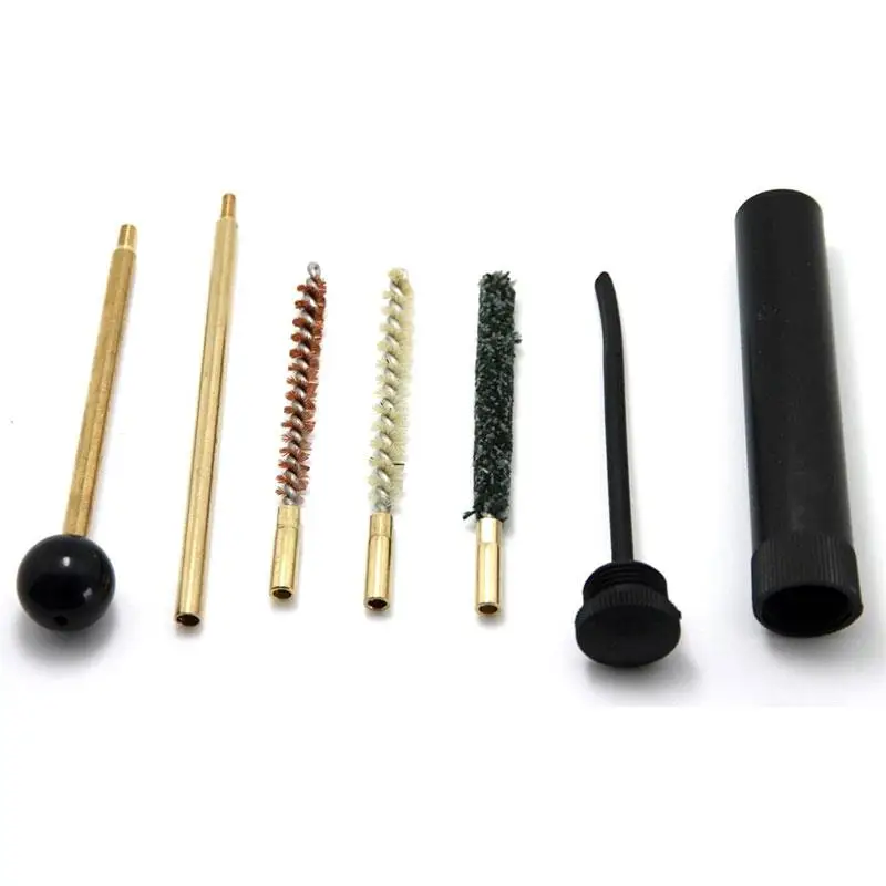 Gun Cleaning Kit for .38/.357/9mm cal Pistol Handgun Bore Cleaner w/Case Hunting Accessories