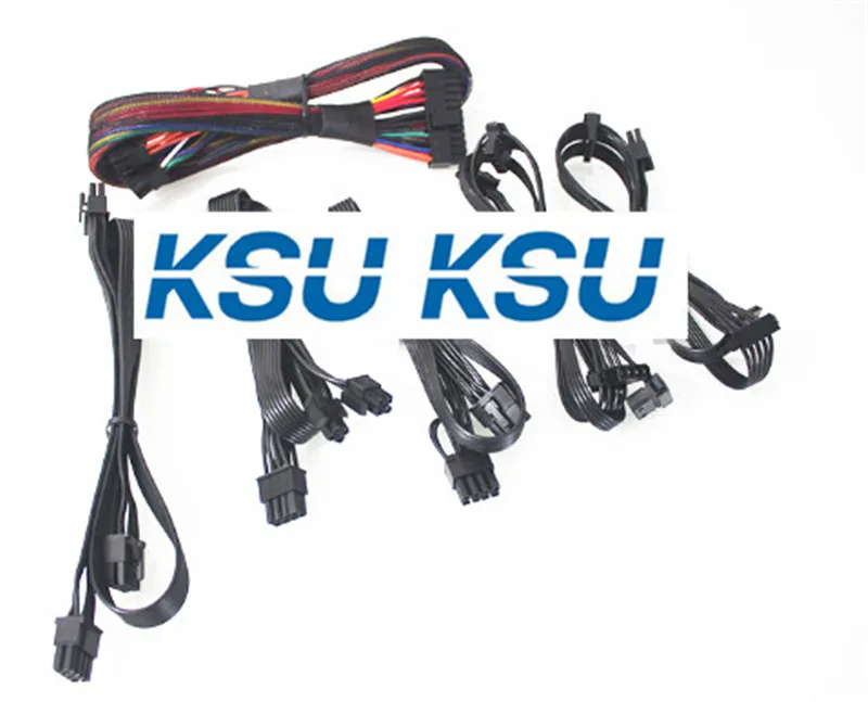 

5pin SATA/4pin IDE/dual 6+2pin/8(6+2)pin CPU 8Pin 24pin modular Power supply cable for corsair CORSAIR-AX760/AX860