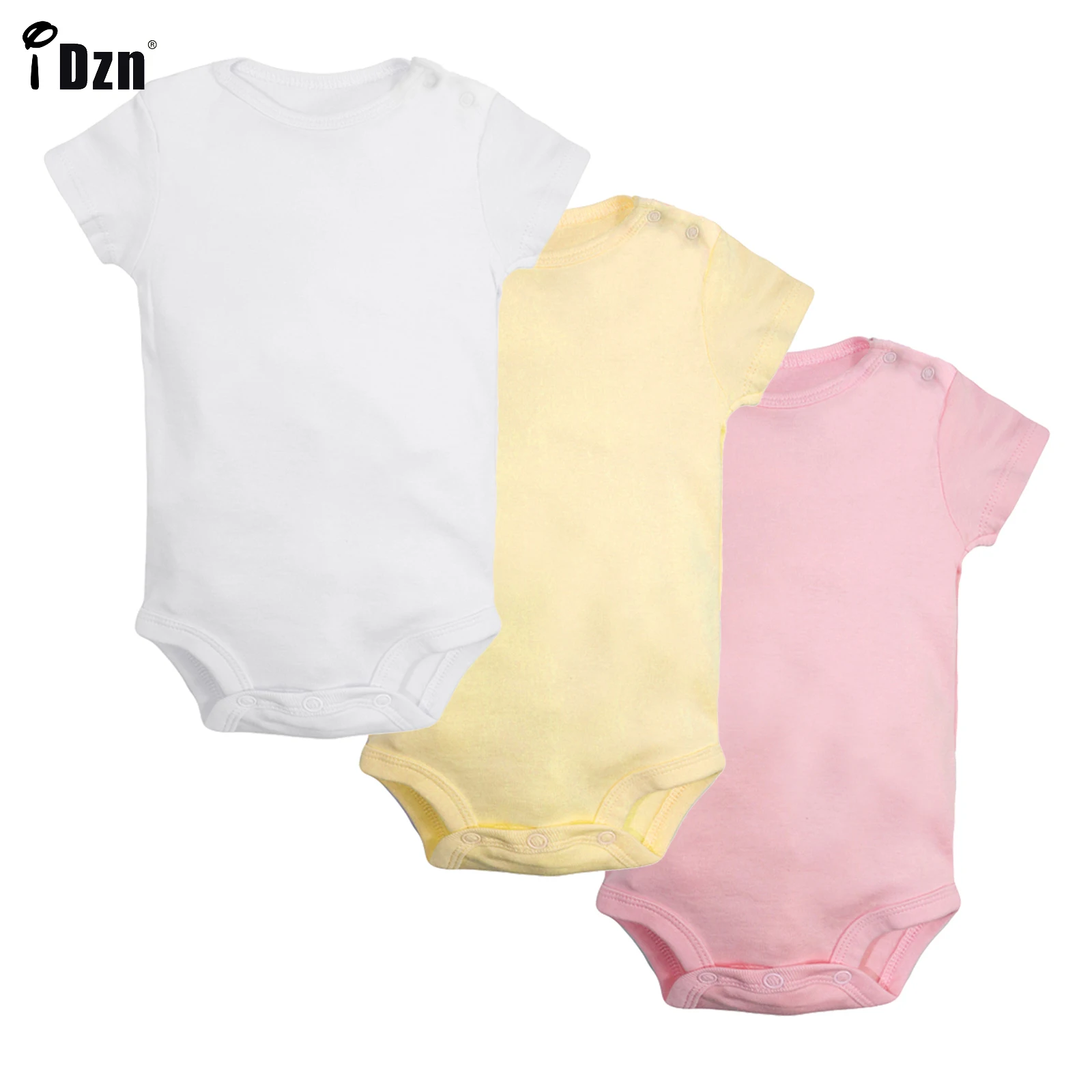 

NEW Cute Baby Boys Summer Clothing Baby Girls Bodysuits Soft Cotton Rompers Newborn Short Sleeve Jumpsuit Shower Gift 3-Pack