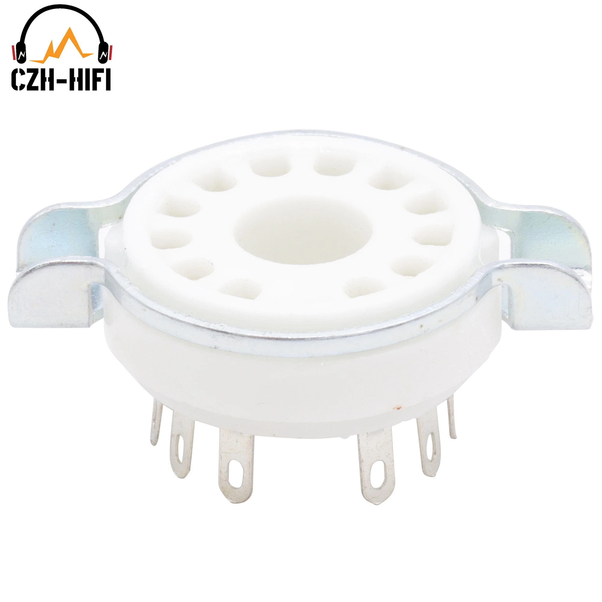 1 قطعة 12pin B12C أنبوب سيراميك قاعدة صمام مأخذ الطاقة مصباح جاك ل 50CA10 ، 6CA10 ، 6HF5 ، 6C10 6JB5 6GE5 8GU7 8AC9 9MN8 6EA4 الصوت #5