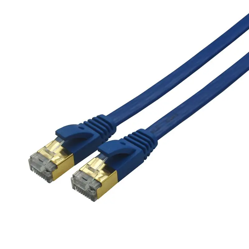 Kabel Ethernet Cat7 RJ45 Lan Płaski kabel SSTP Sieć Internet 1m 30m 5m 10m Patch Cord do routera komputerowego Laptop PC Ethernet — zdjęcie produktu 6