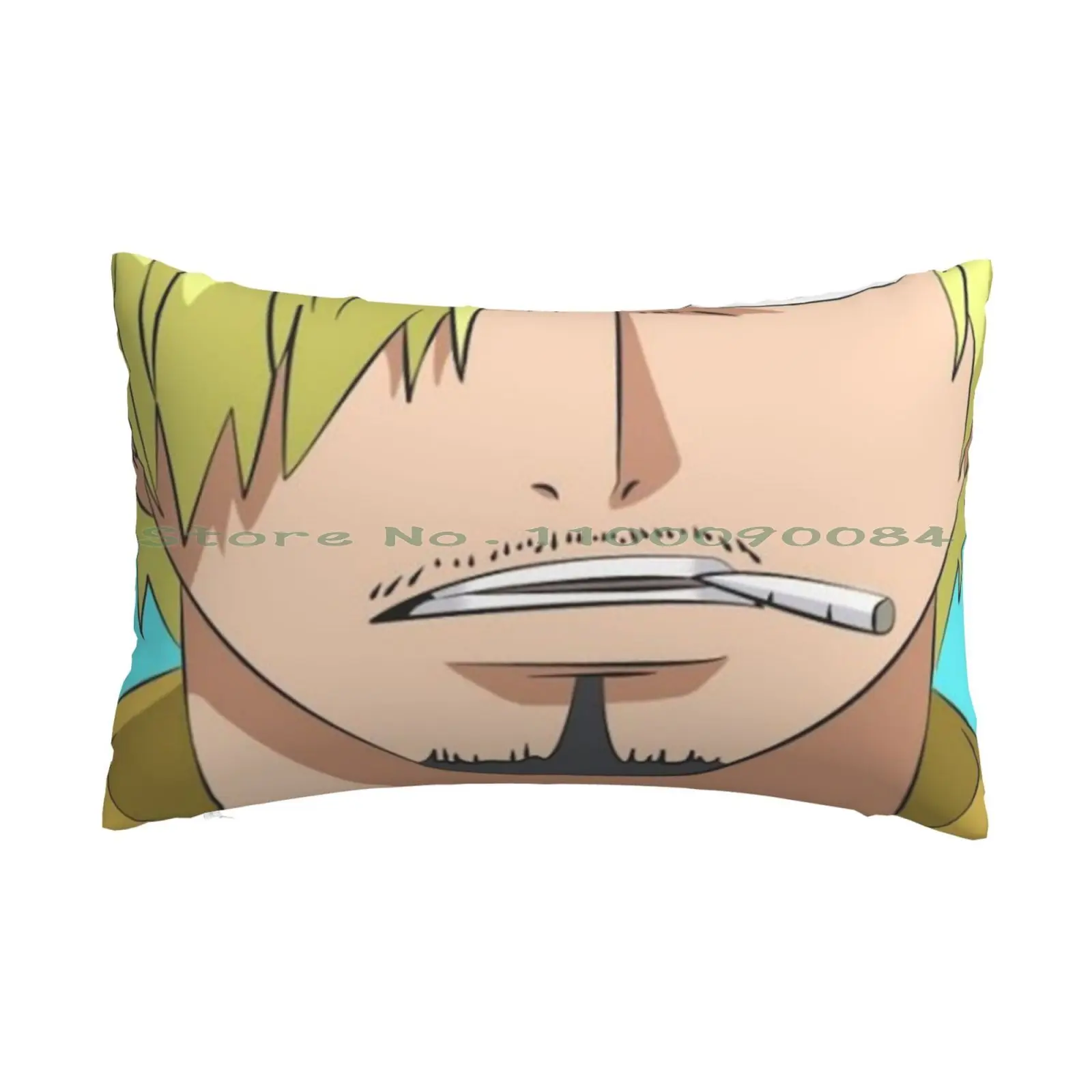 - Sanji Mask Pillow Case 20x30 50*75 Sofa Bedroom Manga Sanji Shonen Long Rectangle Pillowcover Home Outdoor Cushion Decor