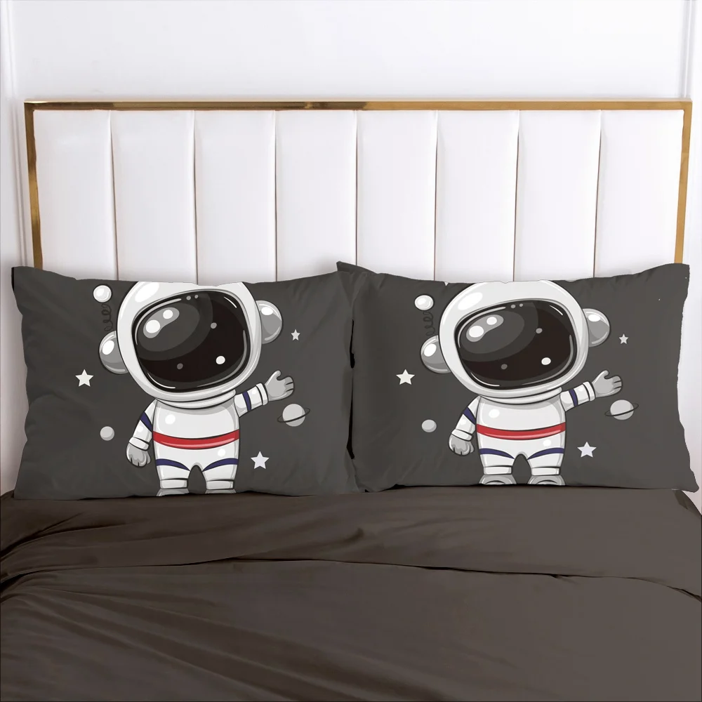 

1pc Cartoon Children's Pillow cover Pillow case Bedding Pillowcase Pillowcovers decorative 3D Print for kids baby astronaut