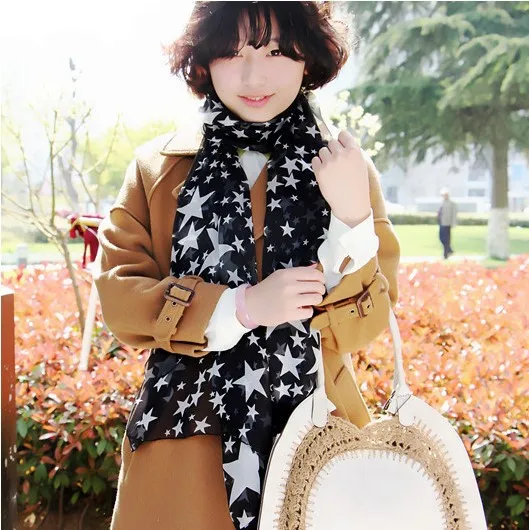 Brand New Autumn And Winter Fashion Women Long Chiffon Scarves Leopard Print Shawl All-match Lady Soft Scarf