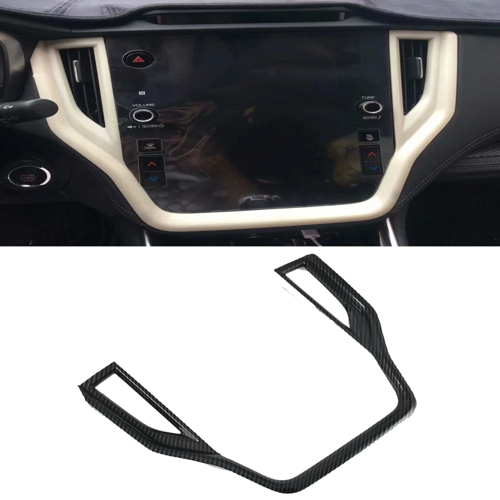 

For Subaru Outback 2021 2022 ABS Car Styling Console Navigation Frame Decorative Cover Trim Interiror Accessories