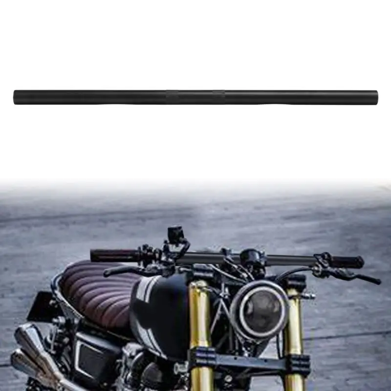 

Motorcycle Black 1'' 25mm Flat Handlebar Fit For Harley Sportster XL883 Dyna Softail Drag Bar