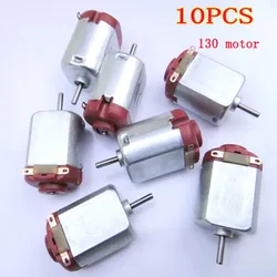 10Pcs 130 Micro DC Motor 3V-6V 8000RPM Miniature Electric motor four-wheel motor small DIY Toys Hobbies Smart Car