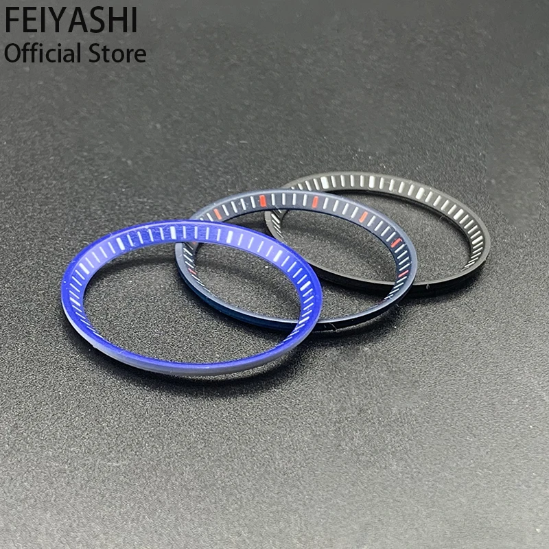 32.6mm High Quality Chapter Case Rings Fit SKX007 SKX009 SKX013 Japan SKX 45mm Turtle Cases Replace Accessories Watches Parts