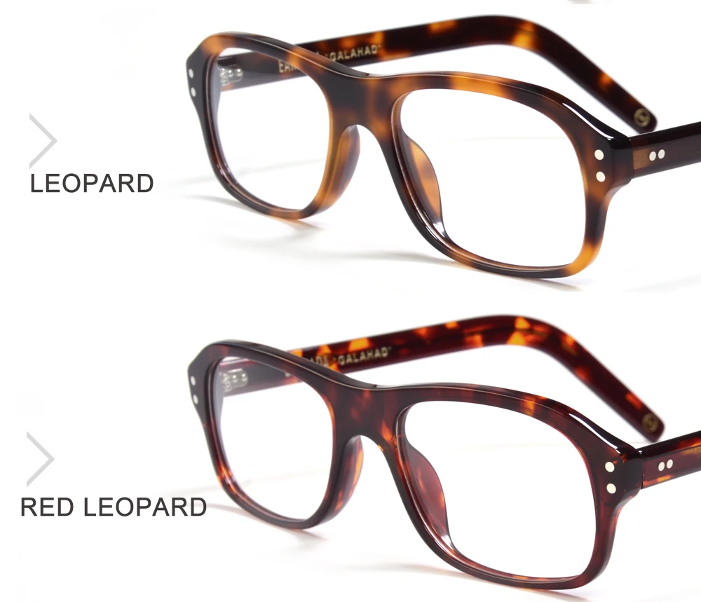 Kingsman Film Cosplay Brille Vintage Rechteck Brillengestelle für Männer Clip-on-Befestigung Polarisierte Sonnenbrille mit Etui – Detail 5