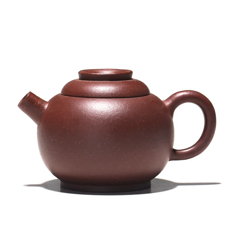 ★Monohydrate hall yixing recommended tea sets tea pot pure manual famous old ship purple clay pot of 130 ml