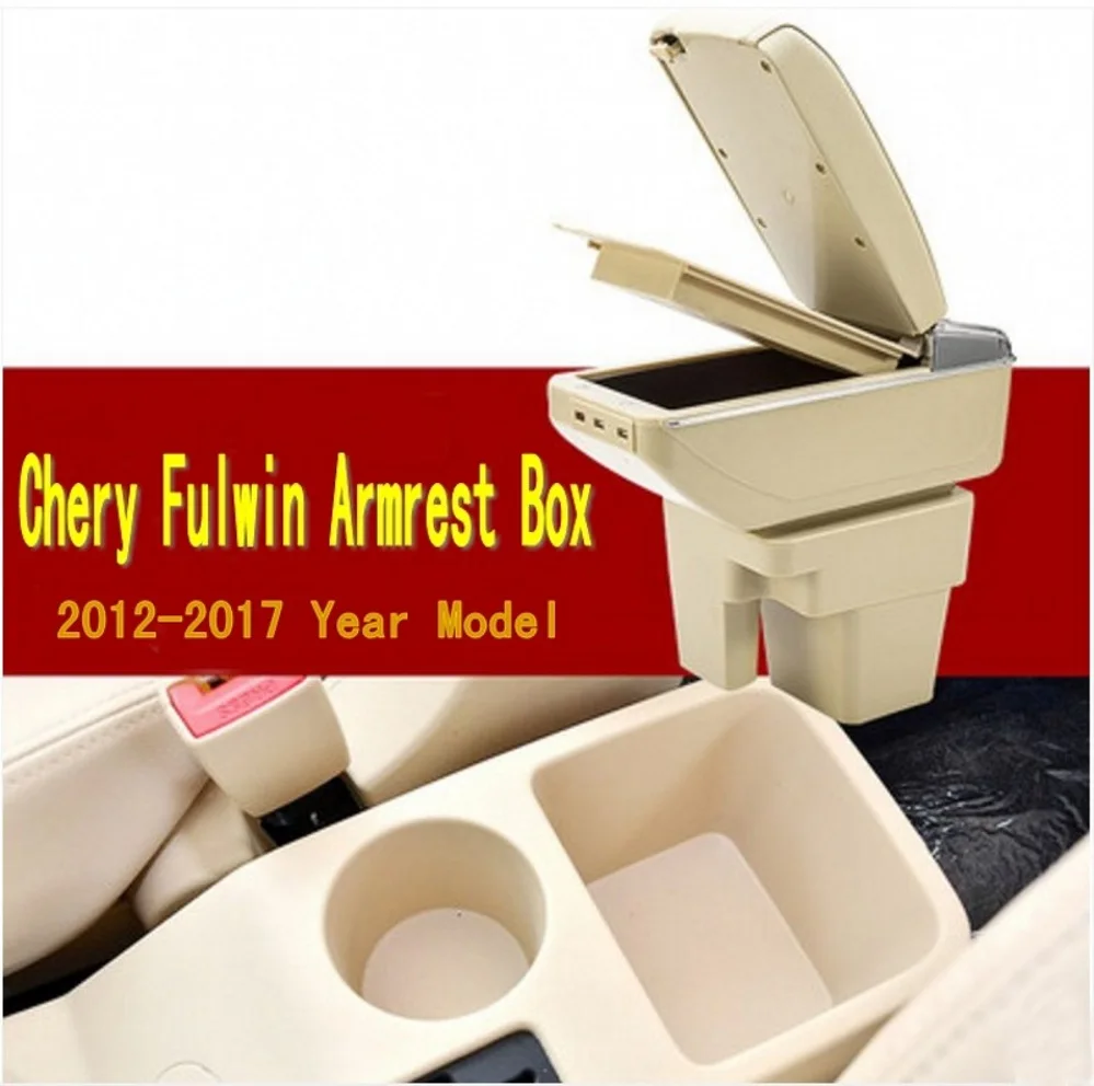 

For Chery fulwin 2 Center console Arm Rest Armrest Box central Store content Storage box