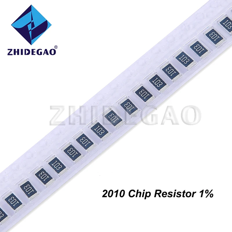 

ZHIDEGAO 50pcs 2010 1% SMD Chip resistors 3/4W 0R - 10M 0 10 100 220 330 ohm 0R 10R 100R 220R 330R 1K 2.2K 3.3K 10K 100K 1M